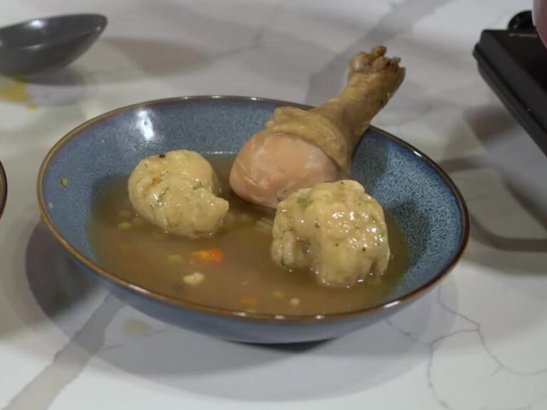 Chicken and Dill Dumpling Soup