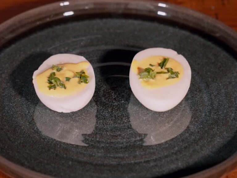 Miso Deviled Eggs