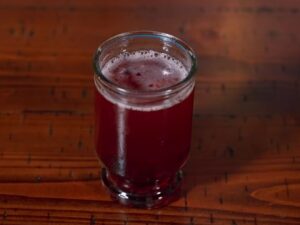 Berry Cherry Whiskey Fizz