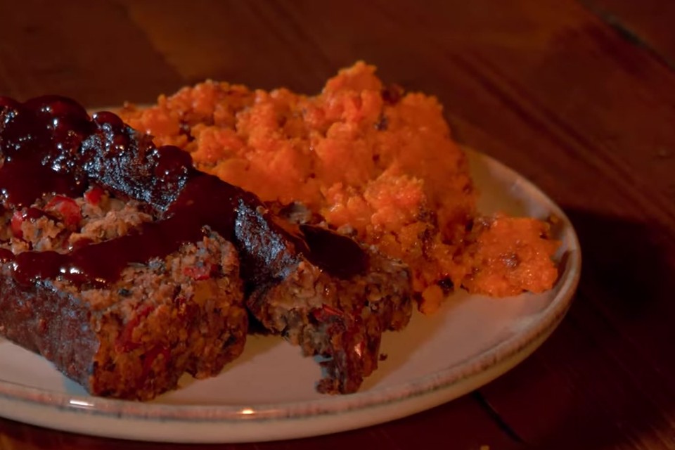Carrot Casserole with Cereal Crumble